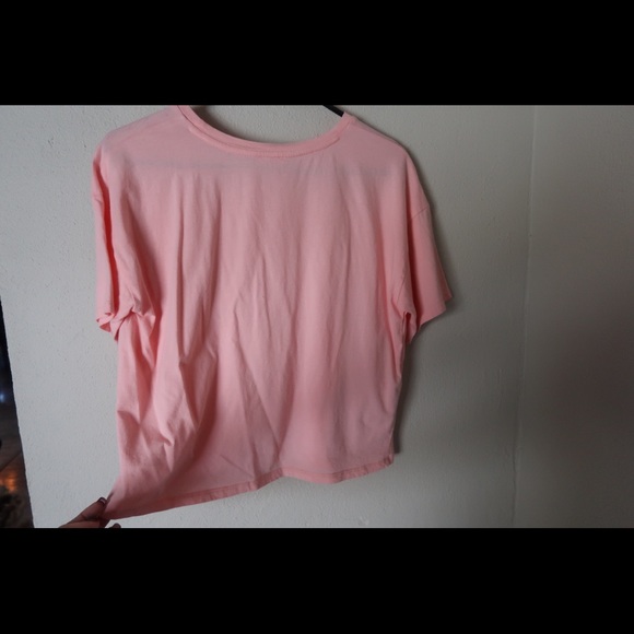 ‘Just kitten’ pink crop top hipster - Picture 5 of 5